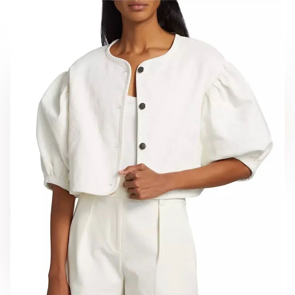 Tanya Taylor Samantha Cropped Jacket size M